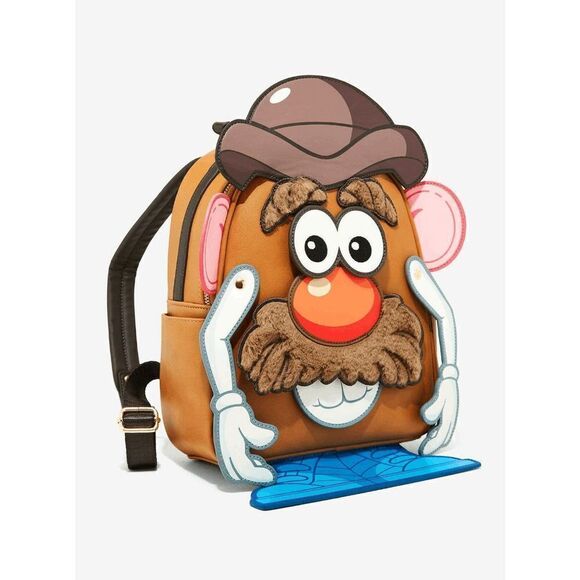 Loungefly Pixar Mr. Potato Head Mini Backpack with Interchangeable faces - Picture 2 of 6